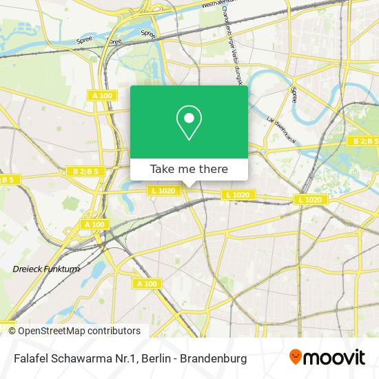 Falafel Schawarma Nr.1 map