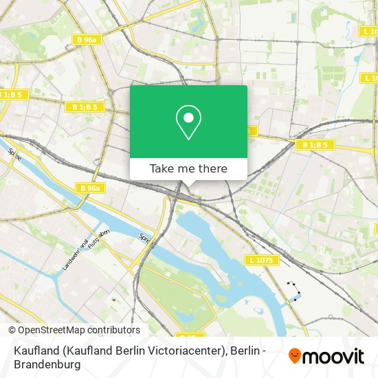 Kaufland (Kaufland Berlin Victoriacenter) map