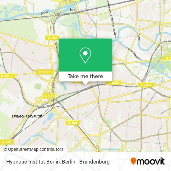 Карта Hypnose Institut Berlin