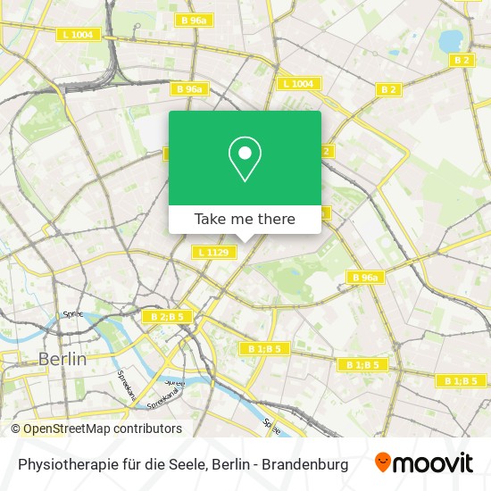 Physiotherapie für die Seele map