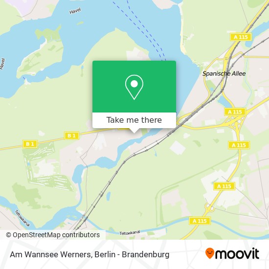 Am Wannsee Werners map