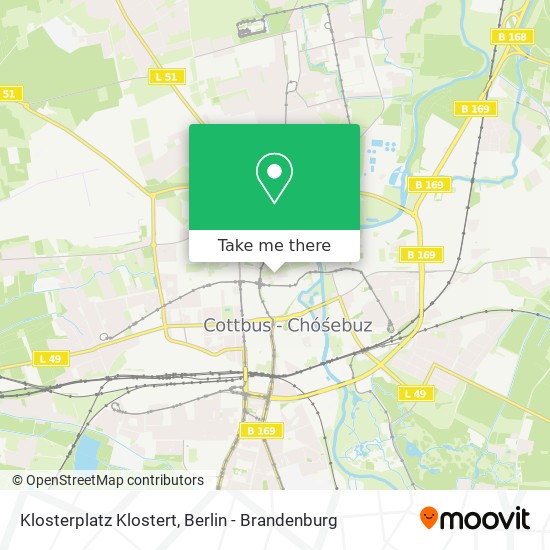 Klosterplatz Klostert map