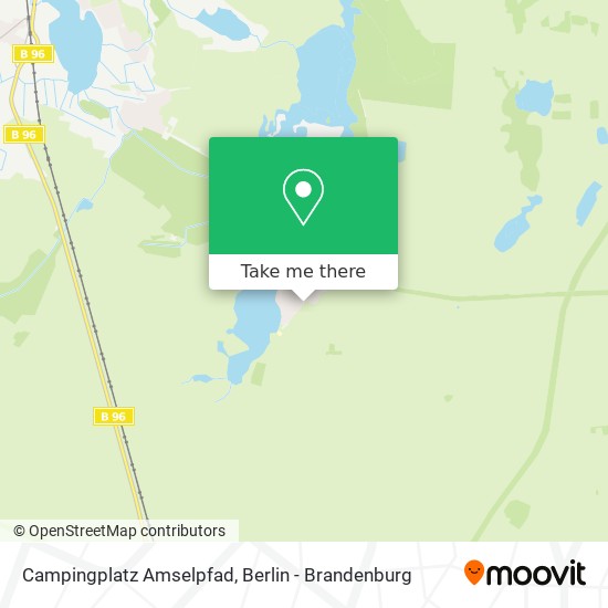 Campingplatz Amselpfad map