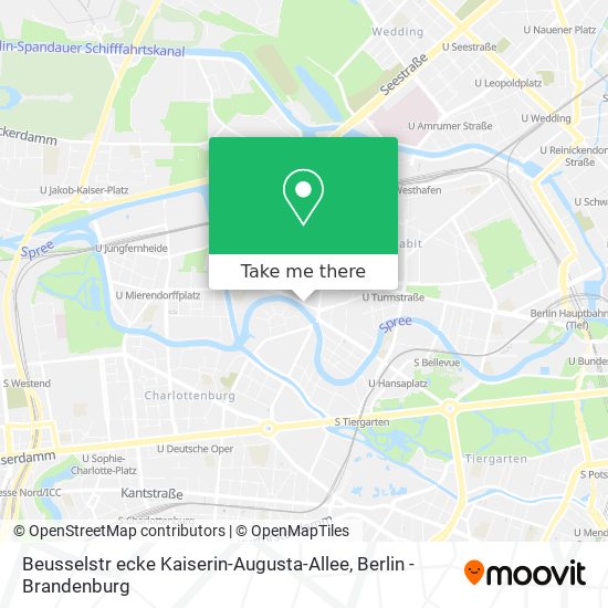 Beusselstr ecke Kaiserin-Augusta-Allee map