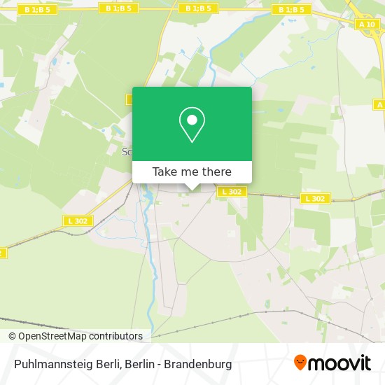 Puhlmannsteig Berli map