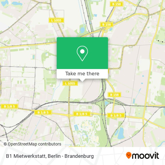 B1 Mietwerkstatt map