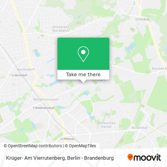 Krüger- Am Vierrutenberg map