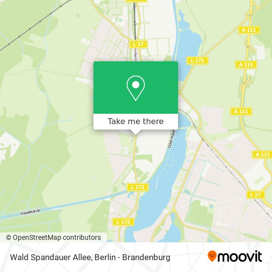 Карта Wald Spandauer Allee
