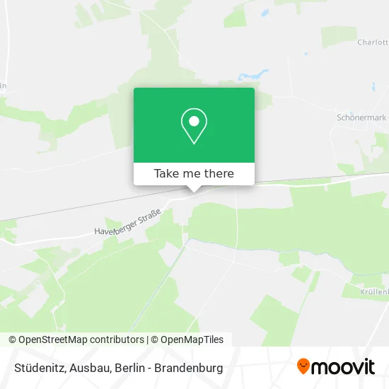 Карта Stüdenitz, Ausbau