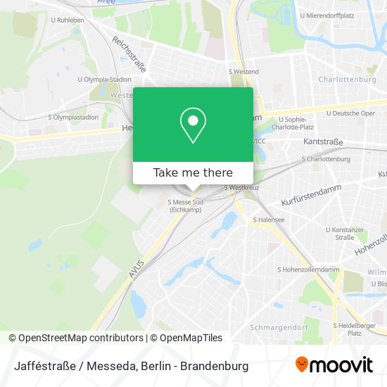 Jafféstraße / Messeda map