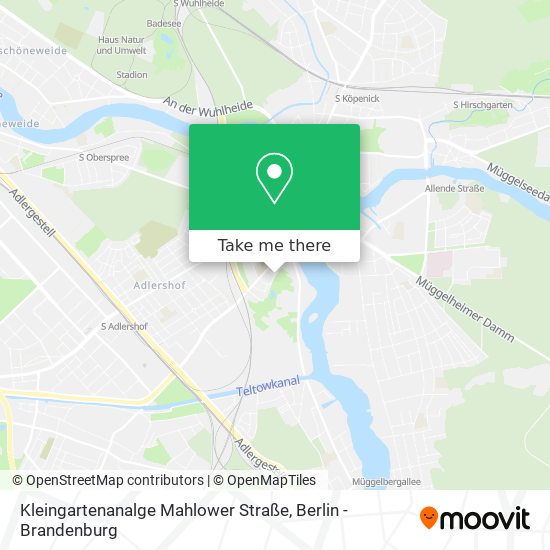 Kleingartenanalge Mahlower Straße map