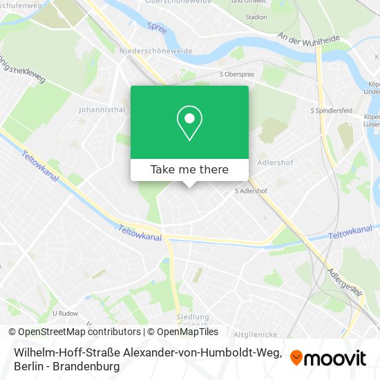 Wilhelm-Hoff-Straße Alexander-von-Humboldt-Weg map