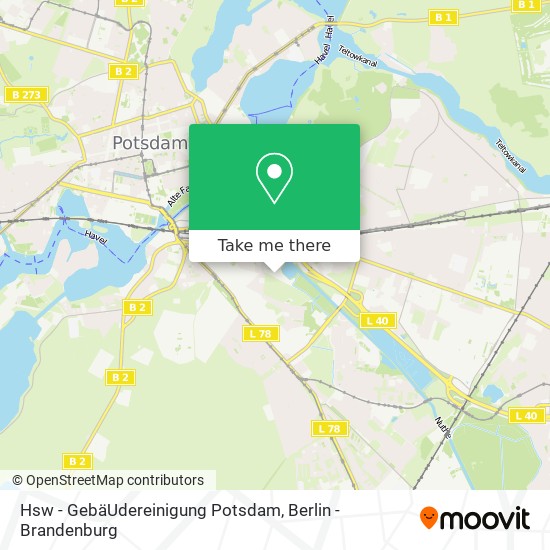 Hsw - GebäUdereinigung Potsdam map