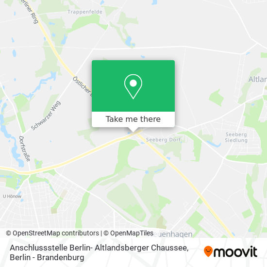 Anschlussstelle Berlin- Altlandsberger Chaussee map