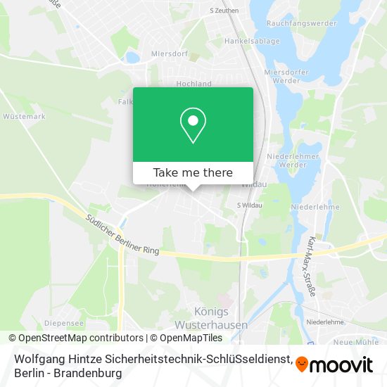 Wolfgang Hintze Sicherheitstechnik-SchlüSseldienst map