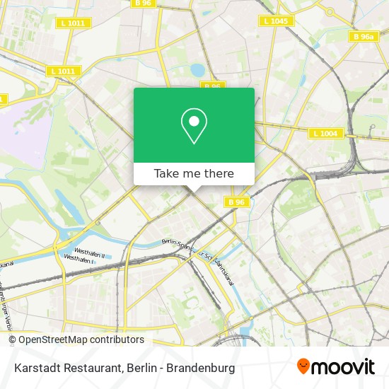 Карта Karstadt Restaurant