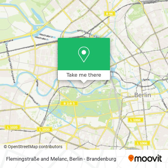 Карта Flemingstraße and Melanc