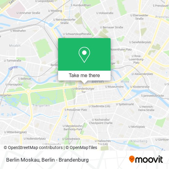 Berlin Moskau map