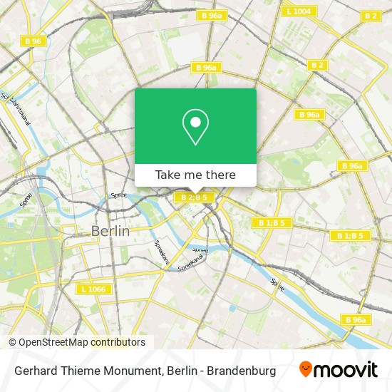 Gerhard Thieme Monument map