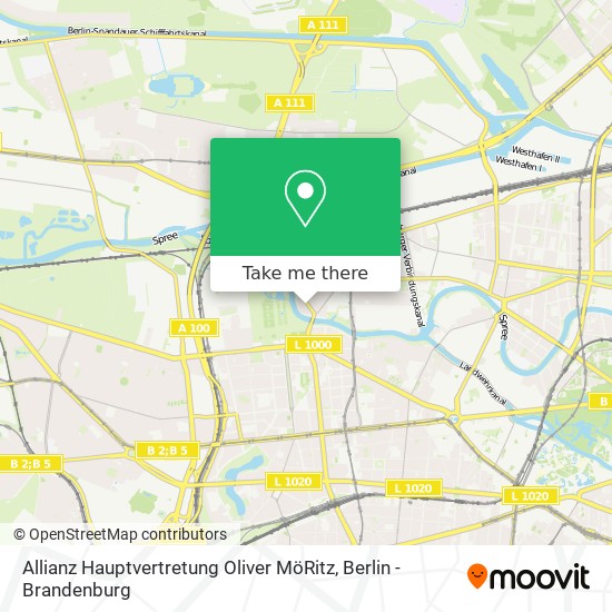 Allianz Hauptvertretung Oliver MöRitz map