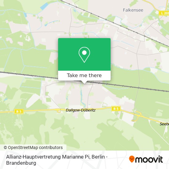 Карта Allianz-Hauptvertretung Marianne Pi
