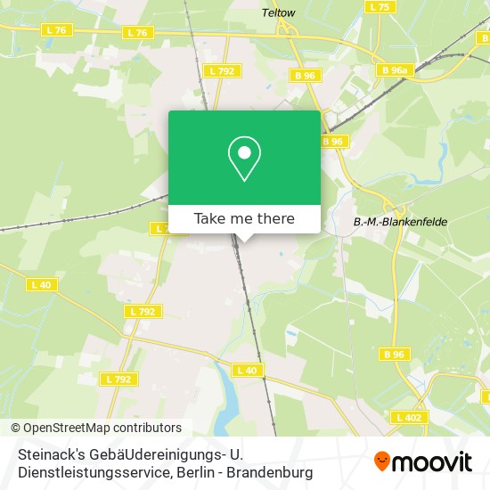 Steinack's GebäUdereinigungs- U. Dienstleistungsservice map