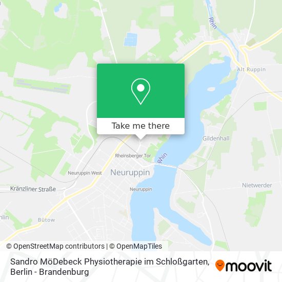 Карта Sandro MöDebeck Physiotherapie im Schloßgarten