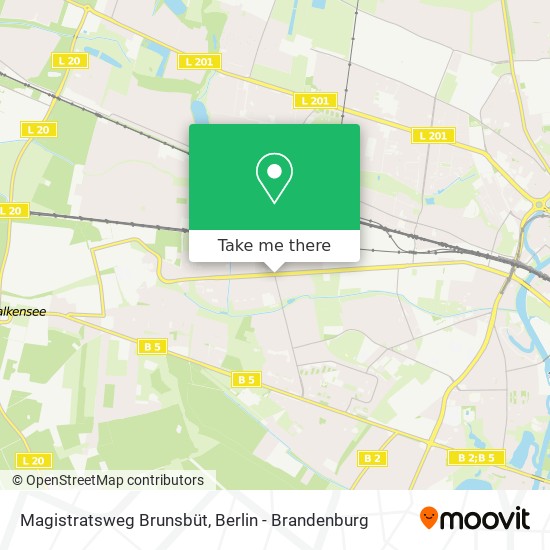 Magistratsweg Brunsbüt map
