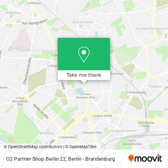 Карта O2 Partner Shop Berlin 22