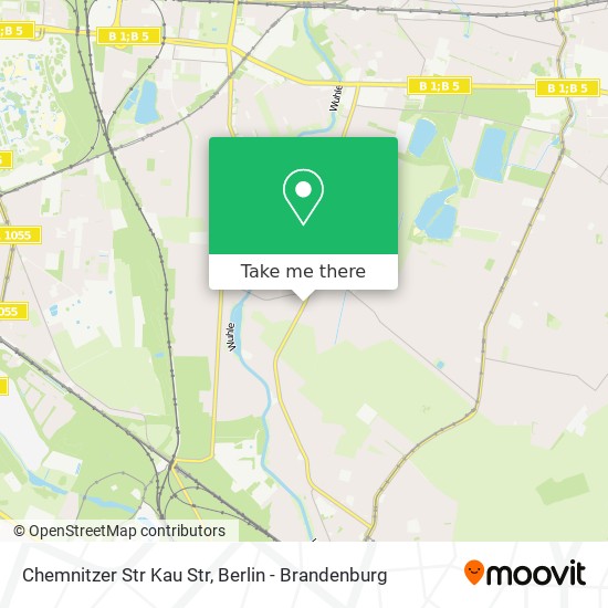 Карта Chemnitzer Str Kau Str