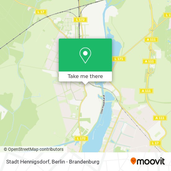 Stadt Hennigsdorf map