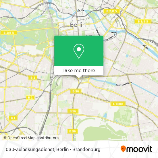 030-Zulassungsdienst map