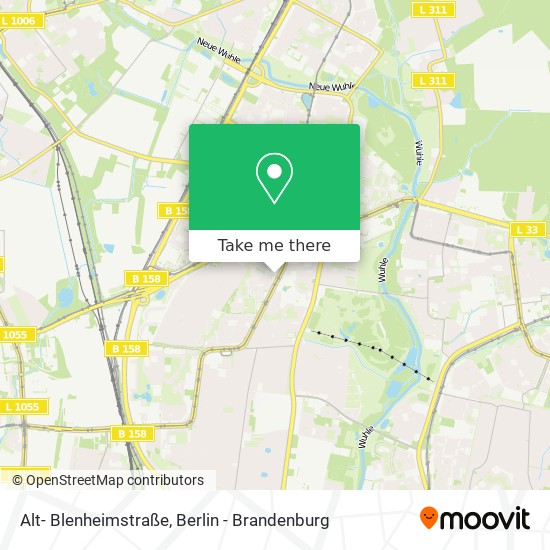 Карта Alt- Blenheimstraße