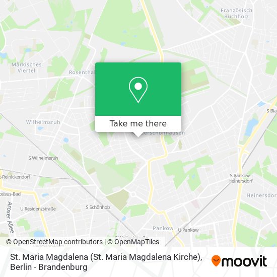 St. Maria Magdalena map