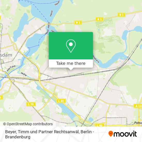 Beyer, Timm und Partner Rechtsanwäl map