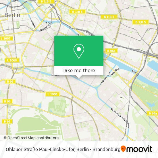 Ohlauer Straße Paul-Lincke-Ufer map