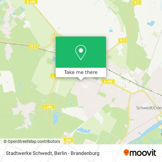 Stadtwerke Schwedt map