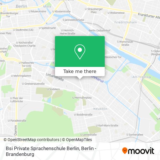 Bsi Private Sprachenschule Berlin map