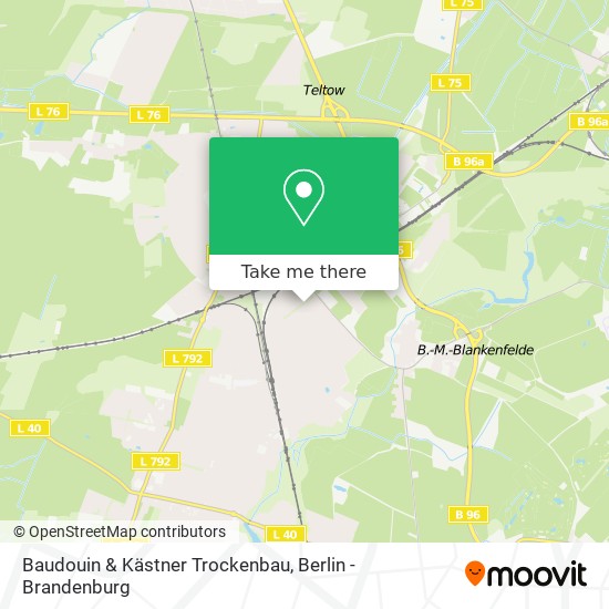 Карта Baudouin & Kästner Trockenbau