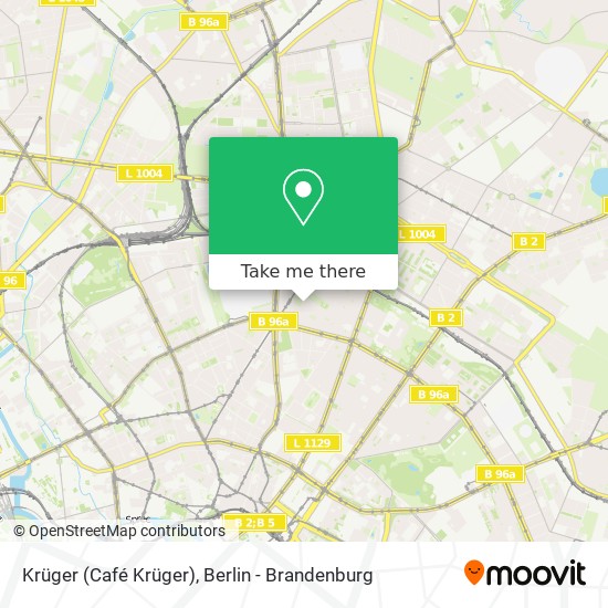 Карта Krüger (Café Krüger)