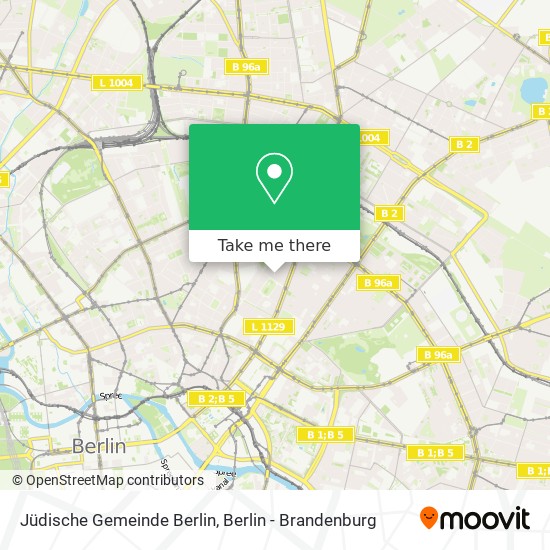 Jüdische Gemeinde Berlin map