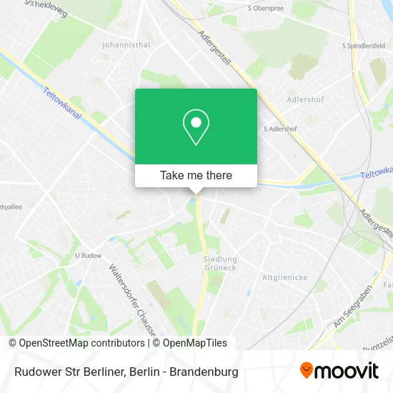 Карта Rudower Str Berliner