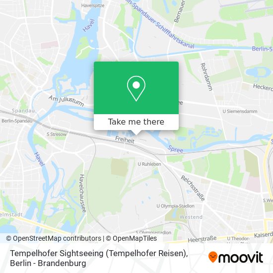 Tempelhofer Sightseeing (Tempelhofer Reisen) map