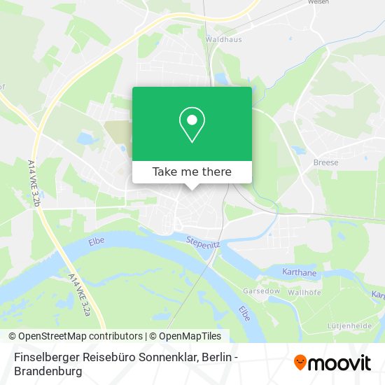 Finselberger Reisebüro Sonnenklar map