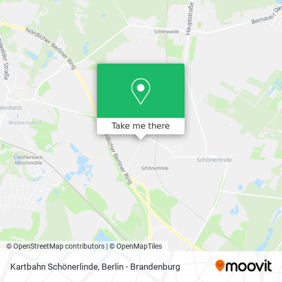 Kartbahn Schönerlinde map