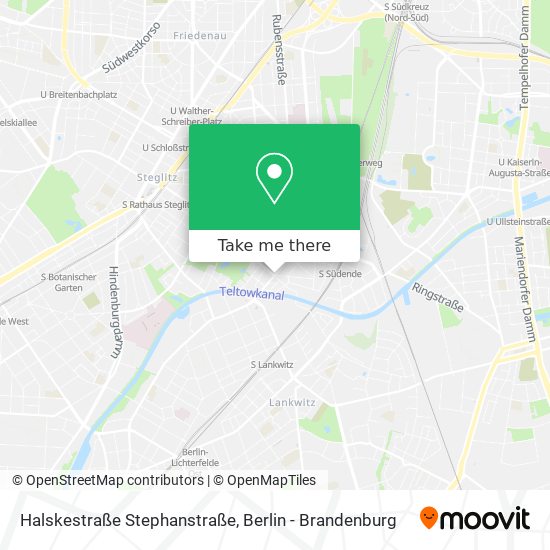 Halskestraße Stephanstraße map