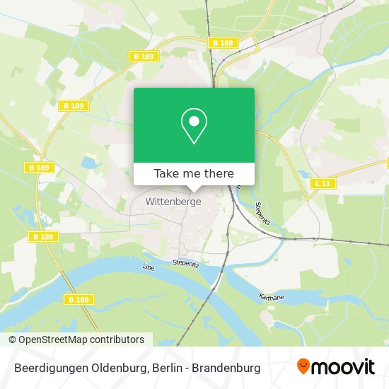 Beerdigungen Oldenburg map