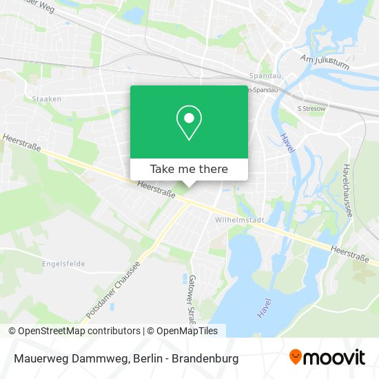 Mauerweg Dammweg map