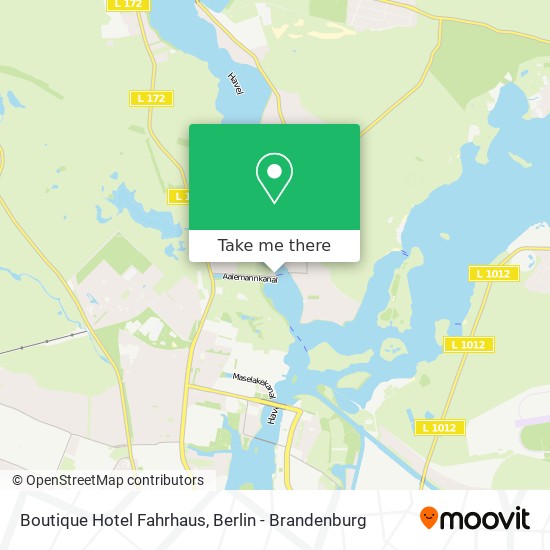 Boutique Hotel Fahrhaus map