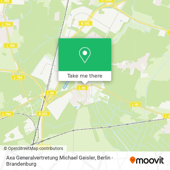 Axa Generalvertretung Michael Geisler map